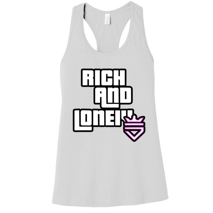 Rich And Lonely Rnl Wasted Miami Women's Racerback Tank