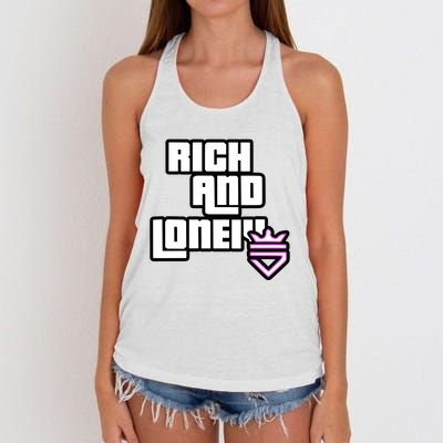 Rich And Lonely Rnl Wasted Miami Women's Knotted Racerback Tank