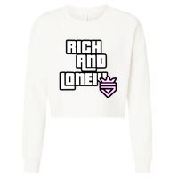 Rich And Lonely Rnl Wasted Miami Cropped Pullover Crew