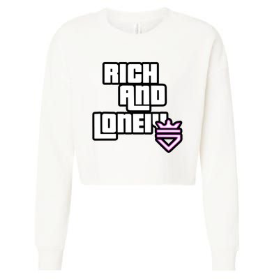 Rich And Lonely Rnl Wasted Miami Cropped Pullover Crew