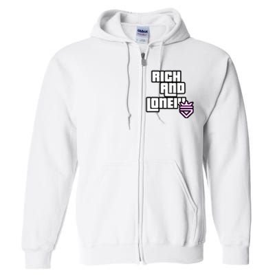 Rich And Lonely Rnl Wasted Miami Full Zip Hoodie