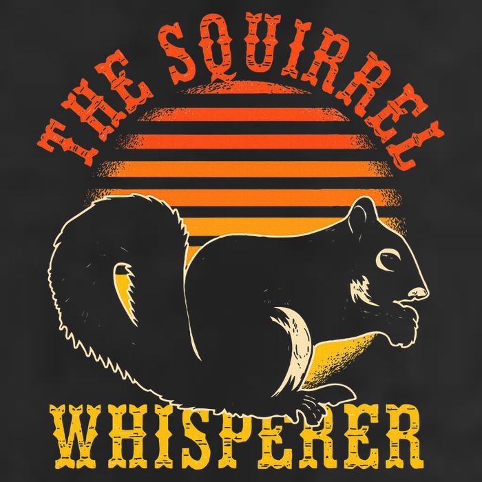 Rodent Animal Lover Gift Squirrel Whisperer Squirrel 7 Panel Mesh Trucker Snapback Hat