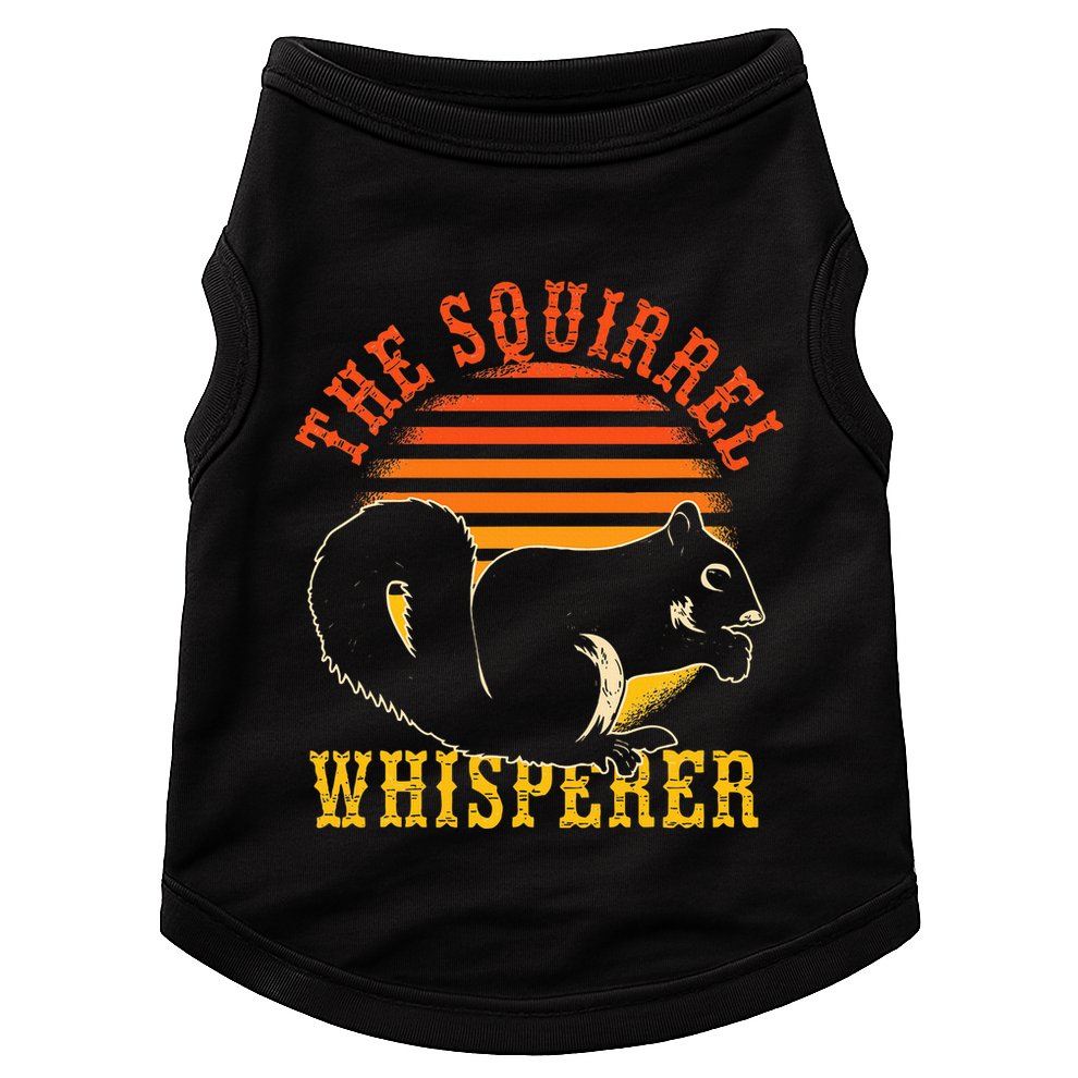 Rodent Animal Lover Gift Squirrel Whisperer Squirrel Doggie Tank