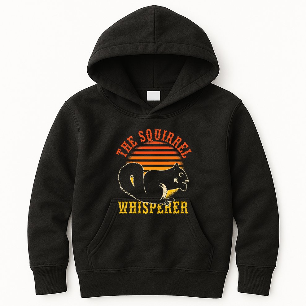 Rodent Animal Lover Gift Squirrel Whisperer Squirrel Kids Hoodie