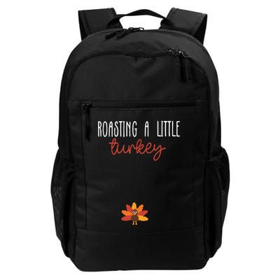 Roasting A Little Turkey Pregnancy Announcement Thanksgiving Backpack