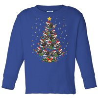 Raccoon Animal Lover Xmas Gift Raccoon Christmas Tree Gift Toddler Long Sleeve Shirt