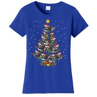 Raccoon Animal Lover Xmas Gift Raccoon Christmas Tree Gift Women's T-Shirt