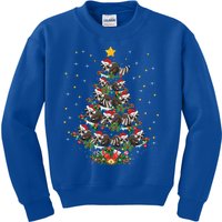 Raccoon Animal Lover Xmas Gift Raccoon Christmas Tree Gift Kids Sweatshirt