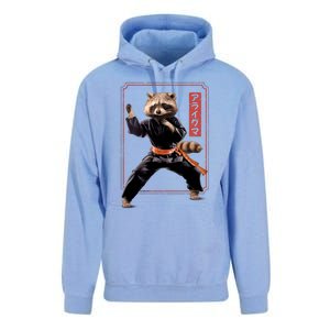 Raccoon Animal Martial Arts Unisex Surf Hoodie