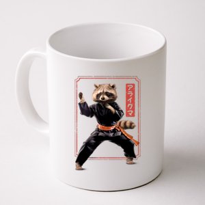 Raccoon Animal Martial Arts Coffee Mug