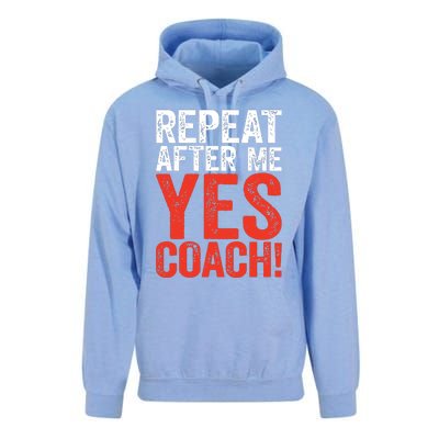 Repeat After Me Yes Coach Coaching Gift Unisex Surf Hoodie