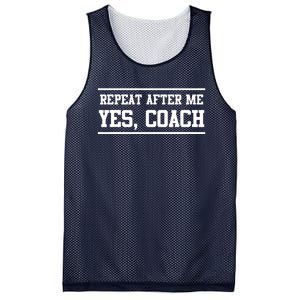 Repeat After Me Yes Coach Mesh Reversible Basketball Jersey Tank