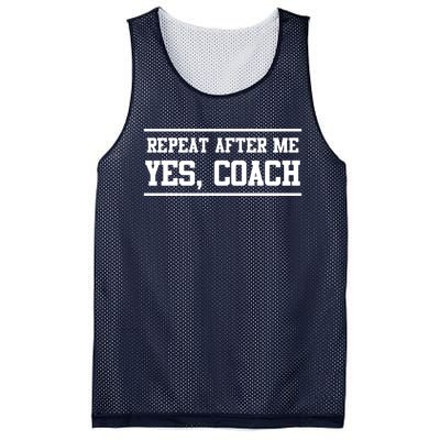 Repeat After Me Yes Coach Mesh Reversible Basketball Jersey Tank