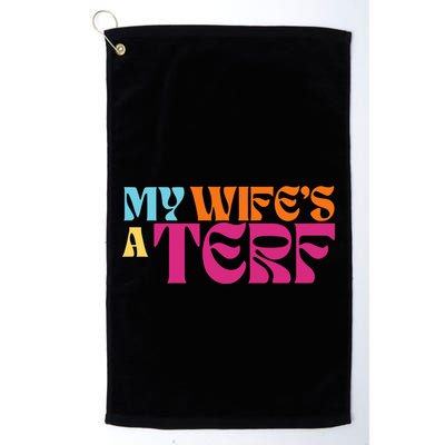Rebel Ada My WifeS A Terf Golf Towel