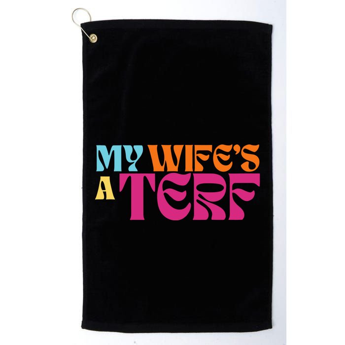 Rebel Ada My WifeS A Terf Golf Towel
