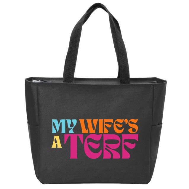 Rebel Ada My WifeS A Terf Zip Tote Bag