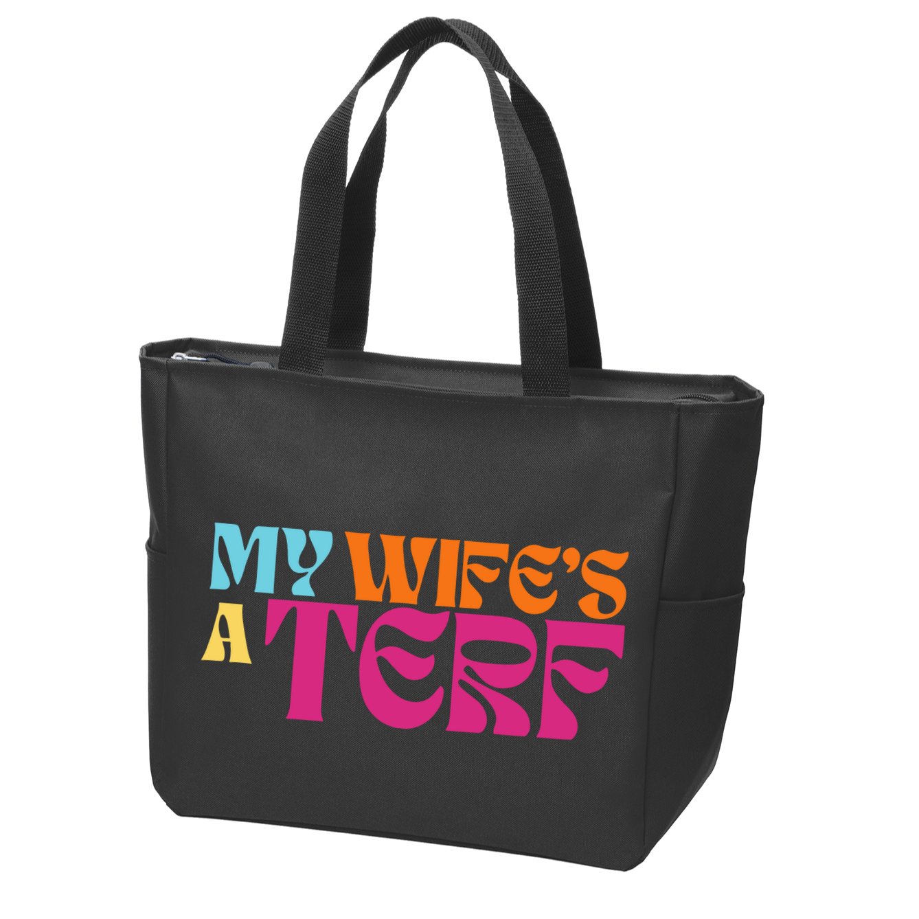 Rebel Ada My WifeS A Terf Zip Tote Bag