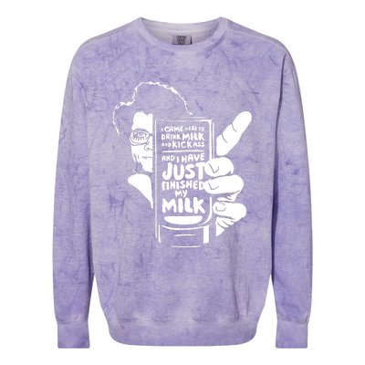 Richard Ayoade Maurice Moss Colorblast Crewneck Sweatshirt