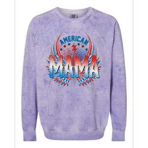 Rocker American Mama Colorblast Crewneck Sweatshirt