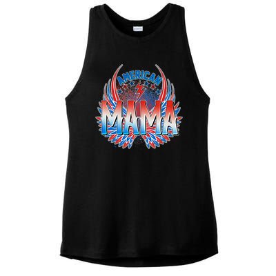 Rocker American Mama Ladies PosiCharge Tri-Blend Wicking Tank