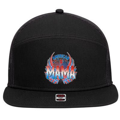 Rocker American Mama 7 Panel Mesh Trucker Snapback Hat
