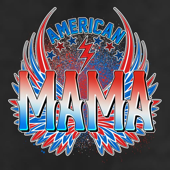 Rocker American Mama 7 Panel Mesh Trucker Snapback Hat