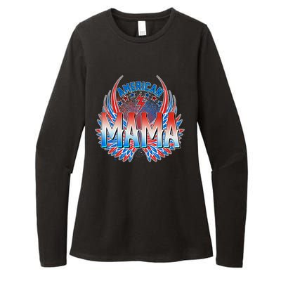 Rocker American Mama Womens CVC Long Sleeve Shirt