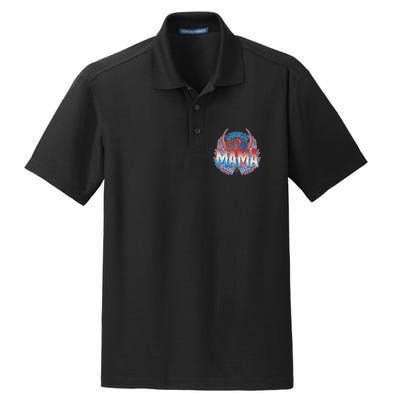 Rocker American Mama Dry Zone Grid Polo