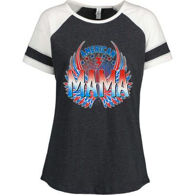 Rocker American Mama Enza Ladies Jersey Colorblock Tee