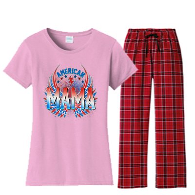 Rocker American Mama Women's Flannel Pajama Set