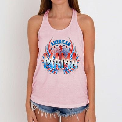 Rocker American Mama Women's Knotted Racerback Tank