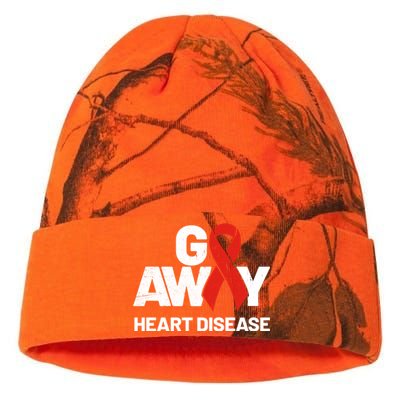 Red Awareness Month Funny Gift And Heart Disease Funny Gift Kati Licensed 12" Camo Beanie