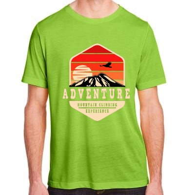 Retro Adventure Mountain Adult ChromaSoft Performance T-Shirt