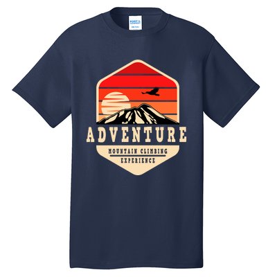 Retro Adventure Mountain Tall T-Shirt