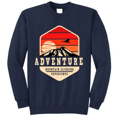 Retro Adventure Mountain Tall Sweatshirt