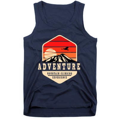 Retro Adventure Mountain Tank Top