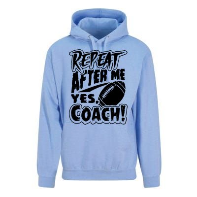 Repeat After Me Yes Coach Funny American Football Gift Unisex Surf Hoodie