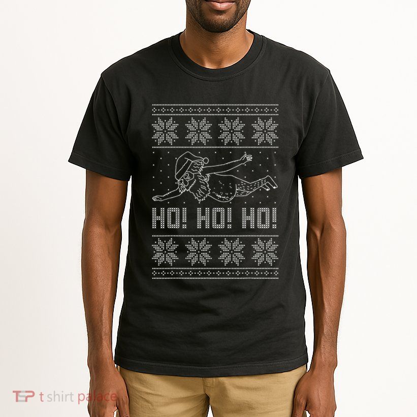 Rick And M.O.R.T.Y Fan Art Santa Ugly Christmas Sweater Tall T-Shirt