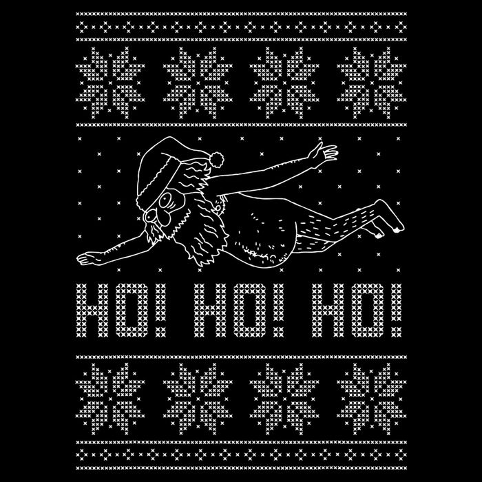 Rick And M.O.R.T.Y Fan Art Santa Ugly Christmas Sweater 7-Panel Snapback Hat