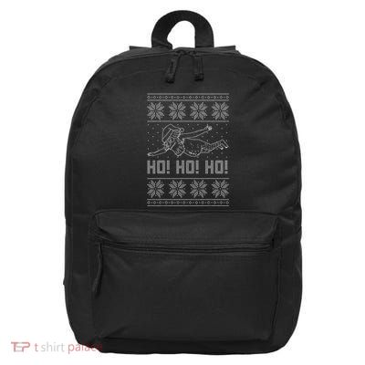 Rick And M.O.R.T.Y Fan Art Santa Ugly Christmas Sweater 16 in Basic Backpack