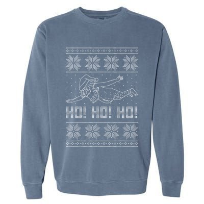 Rick And M.O.R.T.Y Fan Art Santa Ugly Christmas Sweater Garment-Dyed Sweatshirt