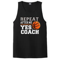 Repeat After Me Yes Coach Basketball Trainer Coaching PosiCharge Competitor Tank