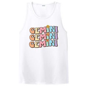 Retro Astrology May or June birthday Zodiac sign Gemini PosiCharge Competitor Tank