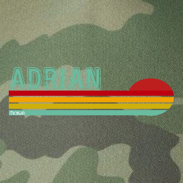 Retro Adrian Michigan Legacy Tie Dye Trucker Hat