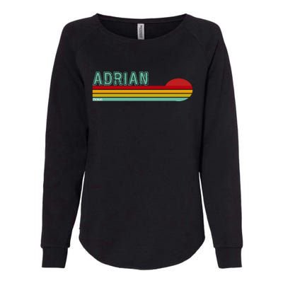 Retro Adrian Michigan Womens California Wash Sweatshirt