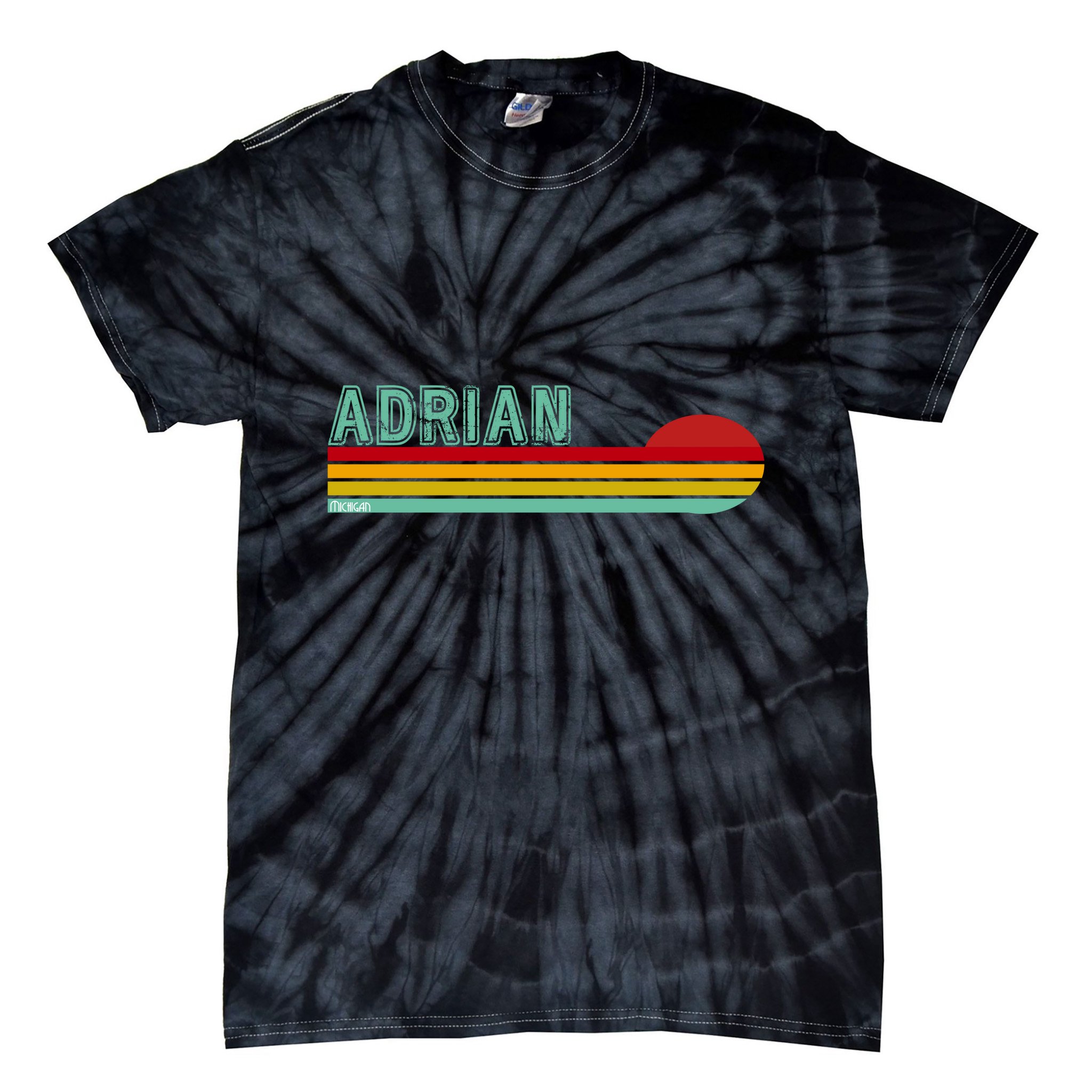 Retro Adrian Michigan Tie-Dye T-Shirt
