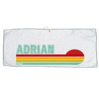 Retro Adrian Michigan Large Microfiber Waffle Golf Towel