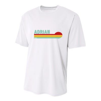 Retro Adrian Michigan Youth Performance Sprint T-Shirt