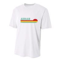 Retro Adrian Michigan Youth Performance Sprint T-Shirt