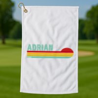 Retro Adrian Michigan Golf Towel